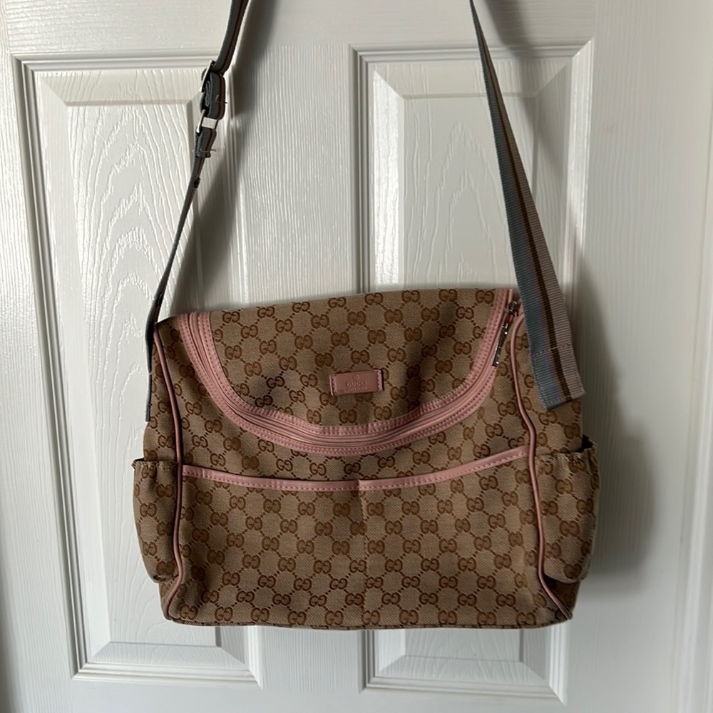Diaper bag, pink